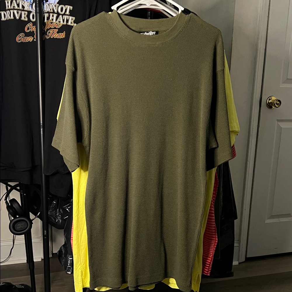 Olive Green Men's Shirt